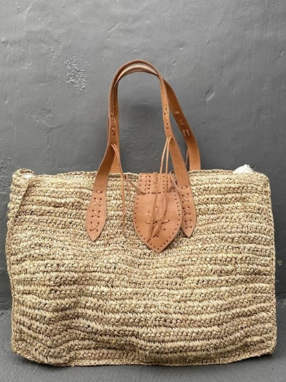 Big raffia beach bag - Wapas