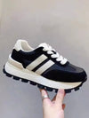 Black and white sneakers shoes - Wapas