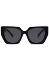 Black big square sunglasses - Wapas
