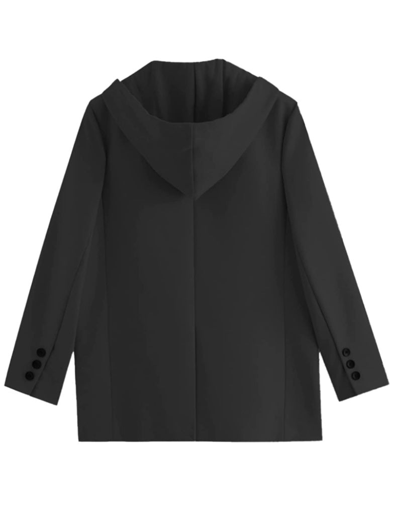 Black hooded blazer - Wapas