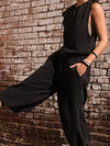 Black loose jumper overall - Wapas