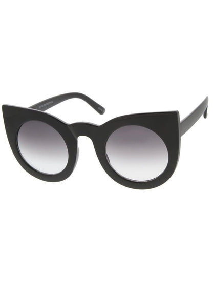 Black round cat sunglasses - Wapas