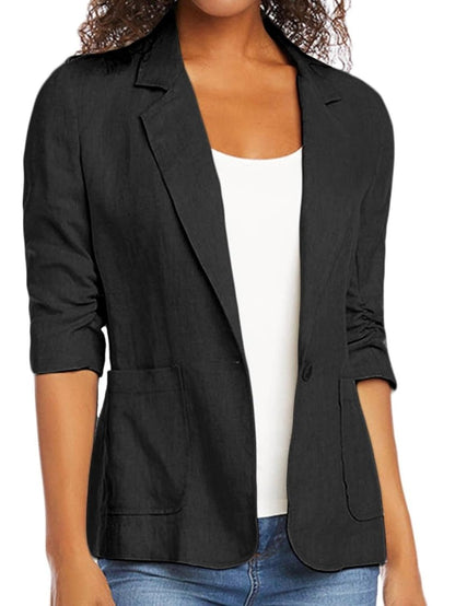 Black summer light blazer - Wapas