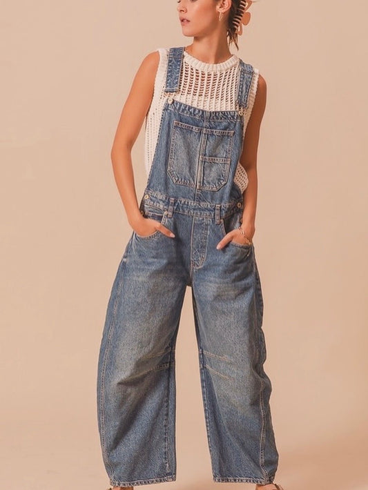 Blue denim jumper overall - Wapas