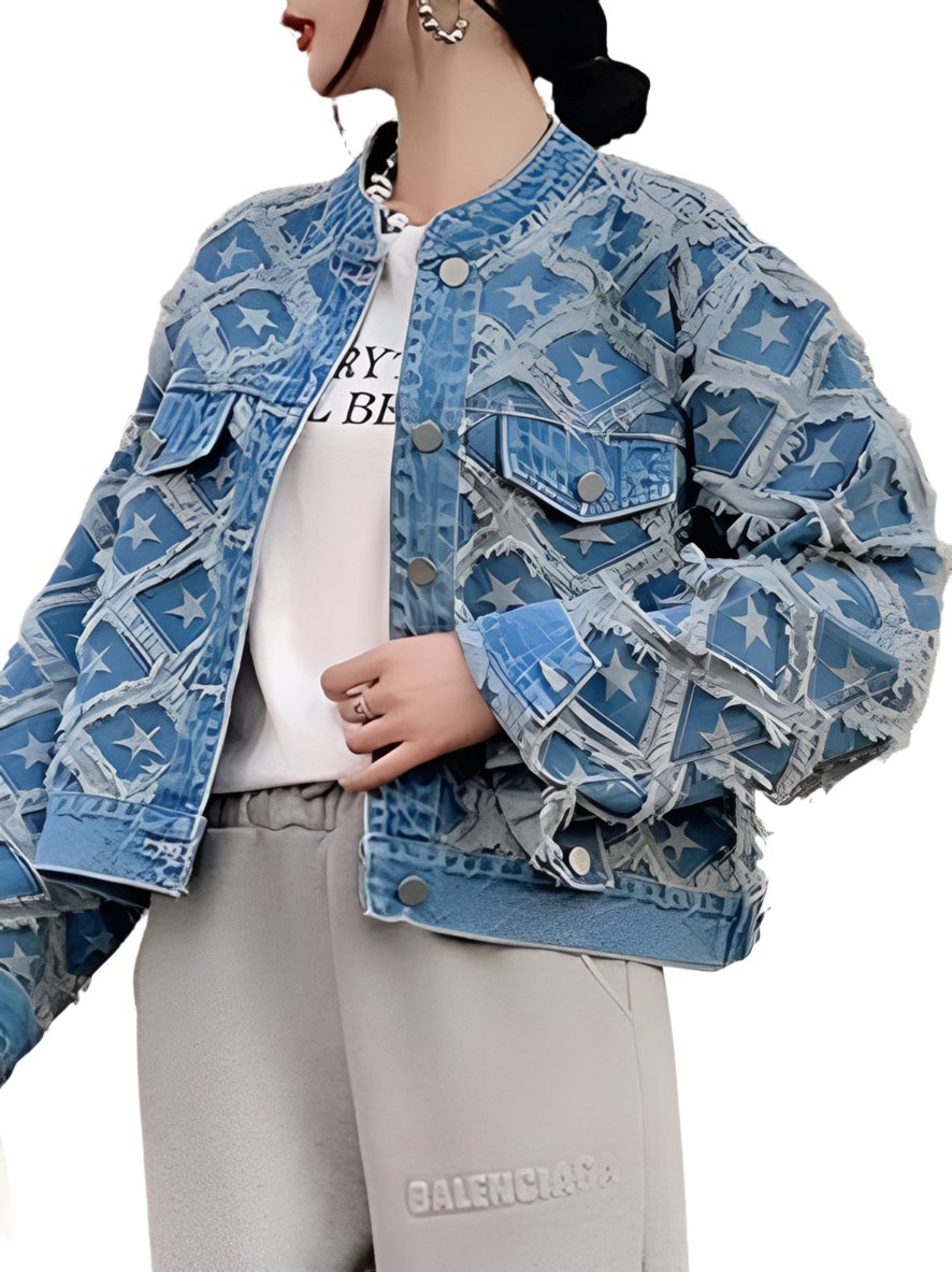 Blue jeans stars jacket - Wapas