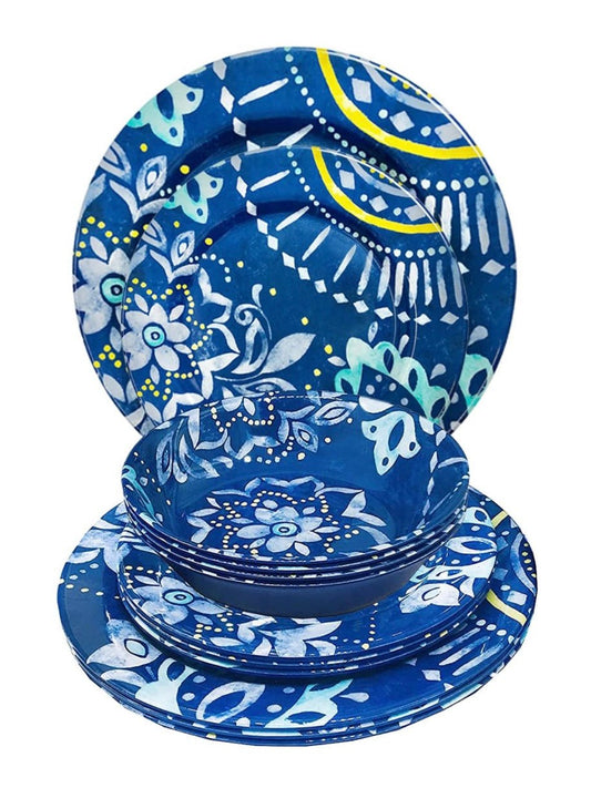 Blue pattern dinnerware set - Wapas