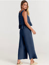 Blue set of 2. Top and lounge pants - Wapas