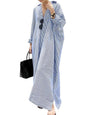 Blue striped maxi dress - Wapas