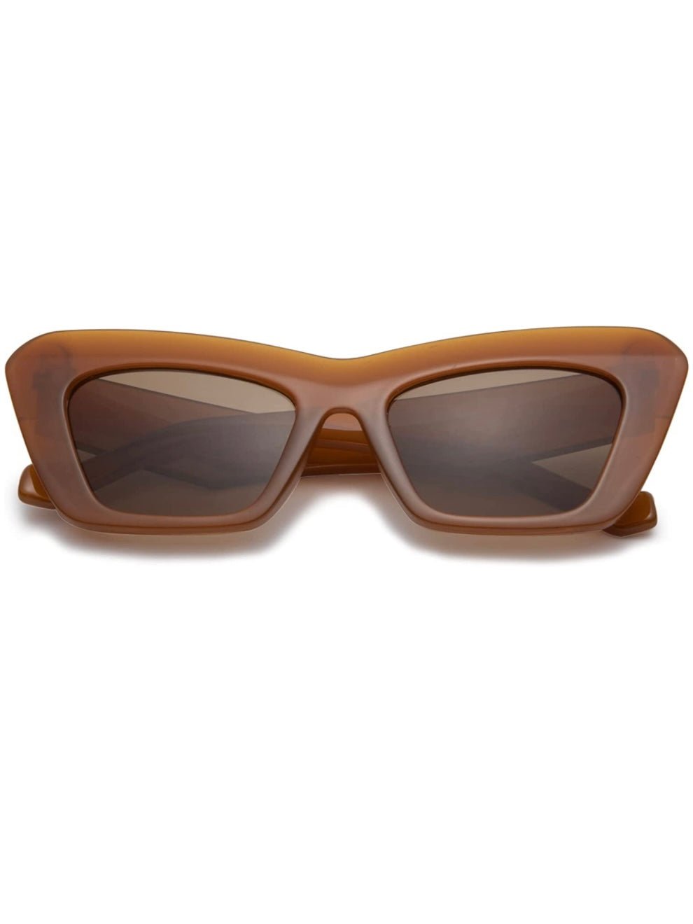 Brown cat eye retro sunglasses - Wapas