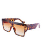 Brown square sunglasses - Wapas