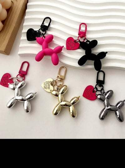 Bubble dogs multicolored keychains - Wapas