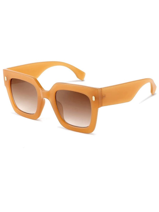 Caramel square sunglasses - Wapas