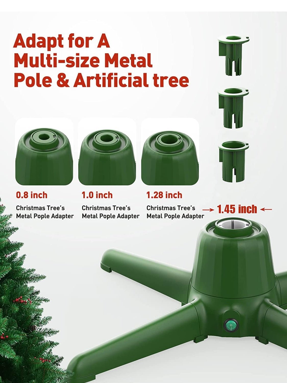 Christmas tree 360 rotation base - Wapas