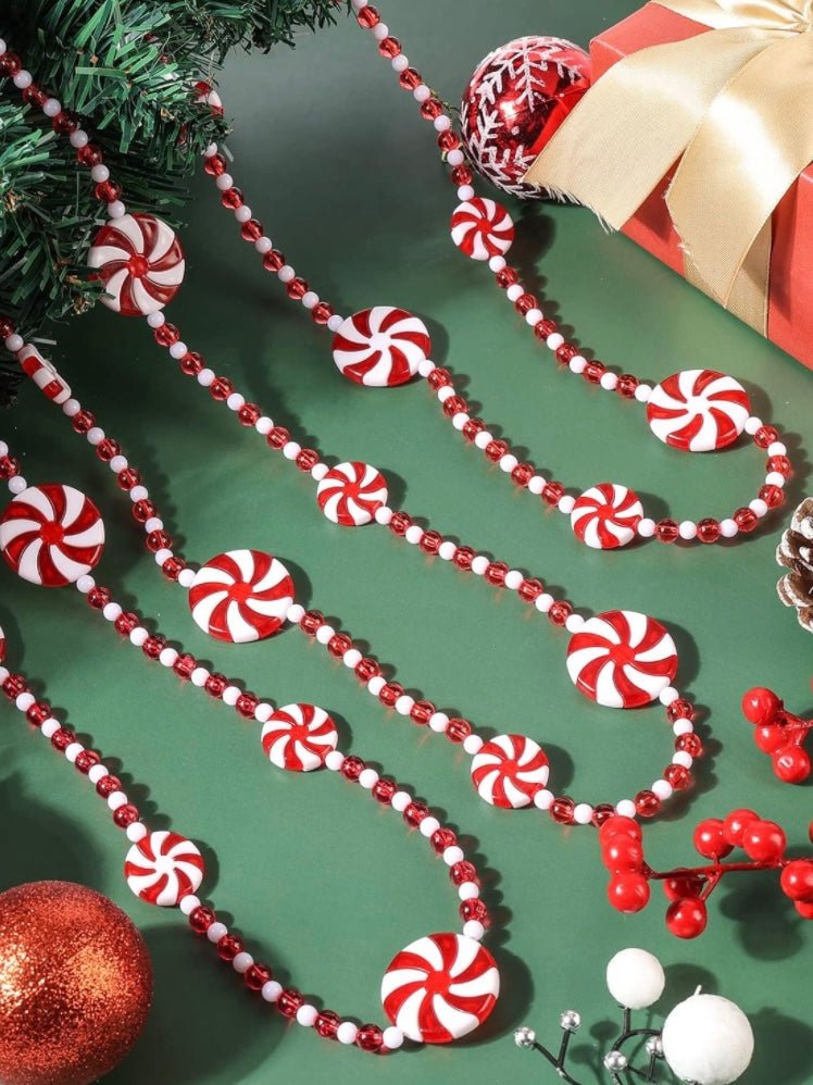 Christmas tree candy bead garland - Wapas