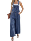 Dark blue denim jumper overall - Wapas