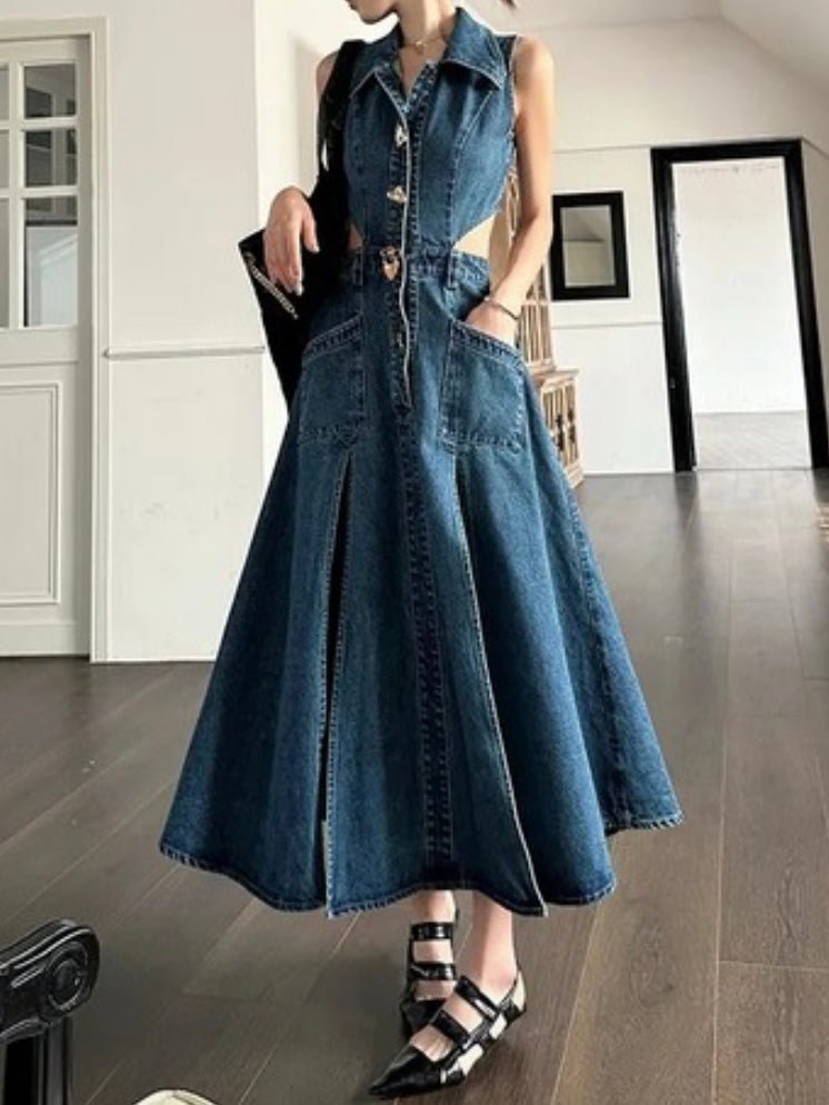 Maxi blue jeans hotsell