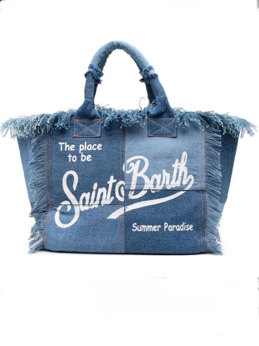 Denim big Saint Barts boho handbag - Wapas