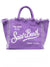 Denim purple big Saint Barts boho handbag - Wapas