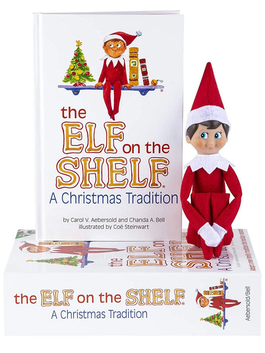 Elf on the shelf book and figure - Wapas