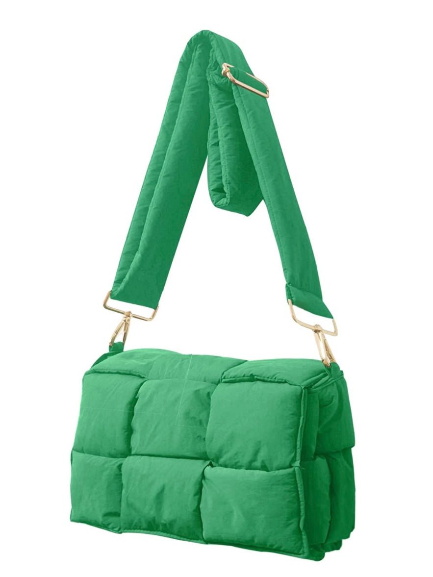 Emerald green handbag shoulder and crossbody - Wapas
