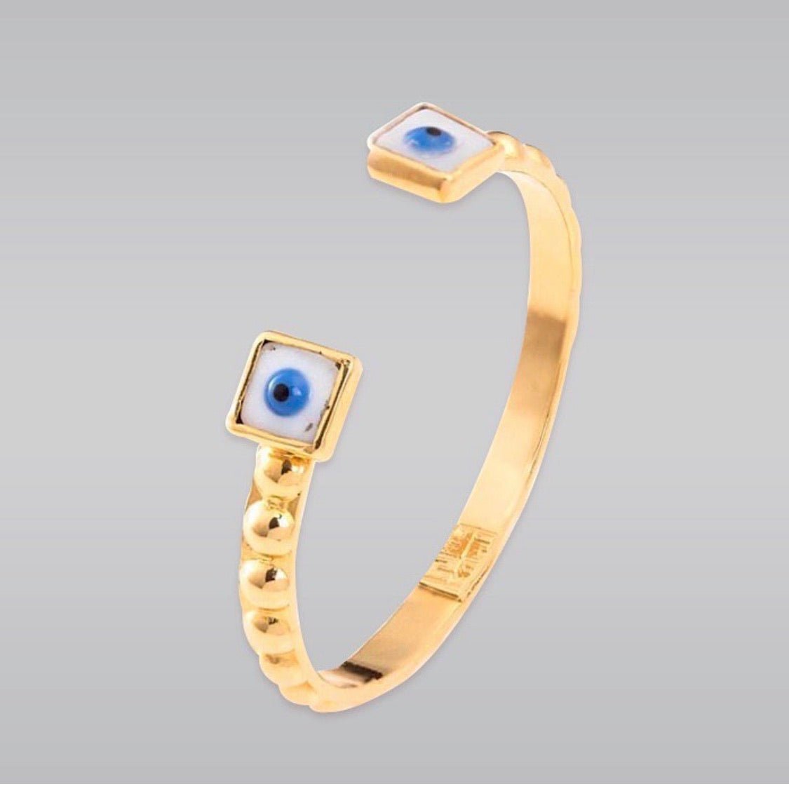 Eyes gold bracelet by Dos A Cuadrado - Wapas