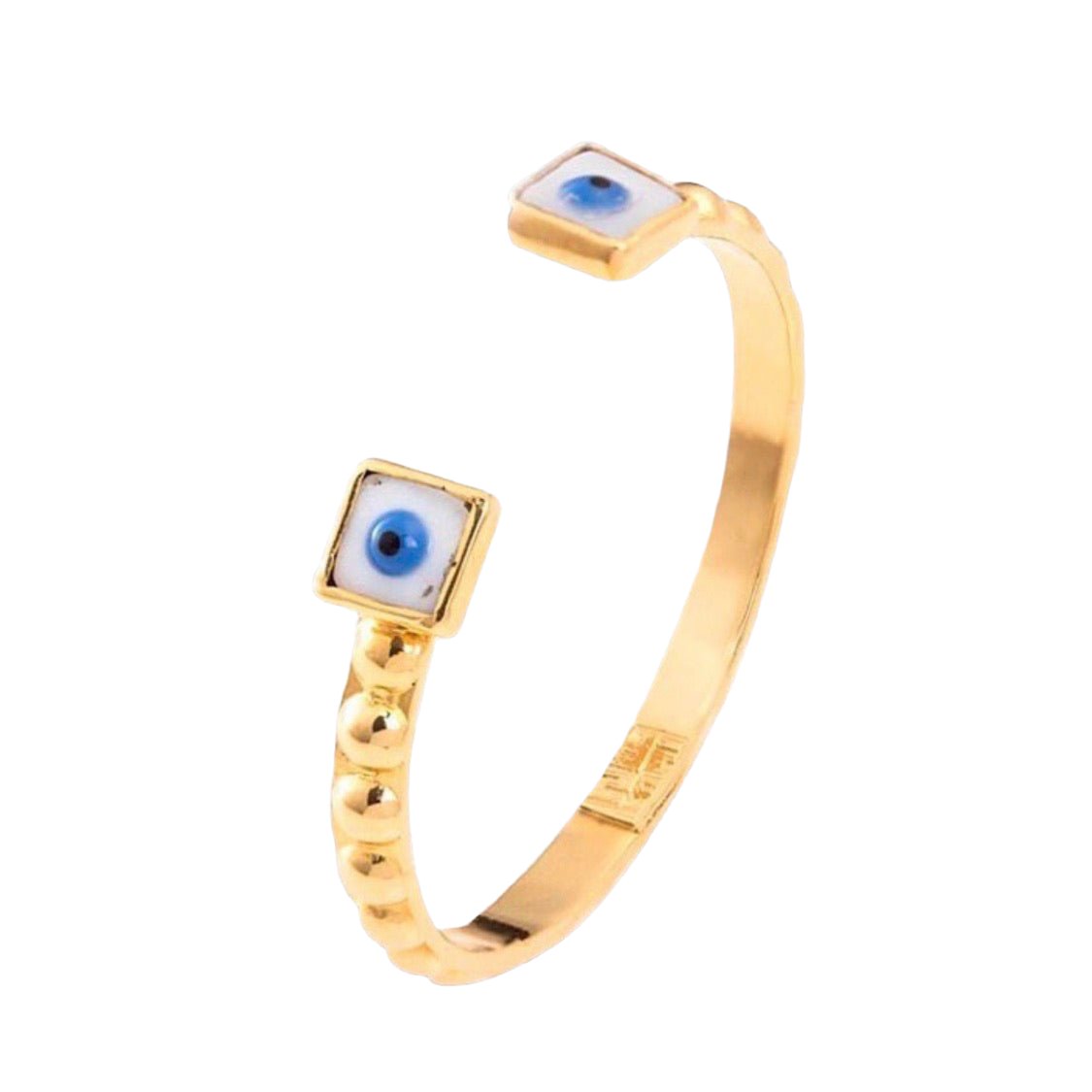 Eyes gold bracelet by Dos A Cuadrado - Wapas