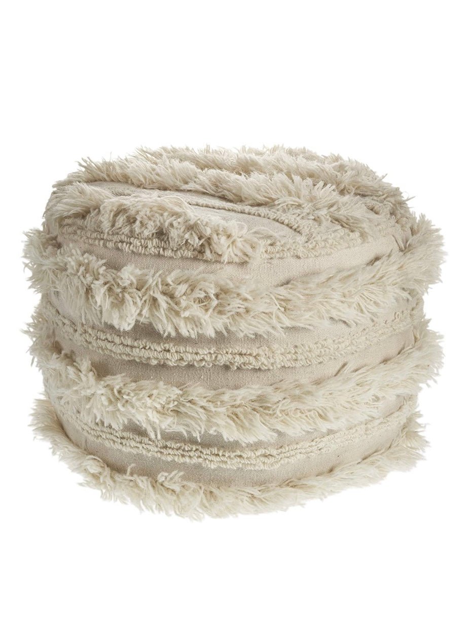 Fluffy pouf. Ottoman - Wapas