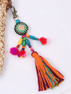 Fuchsia multicolored keychains - Wapas