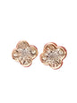 Gold shamrock earrings - Wapas