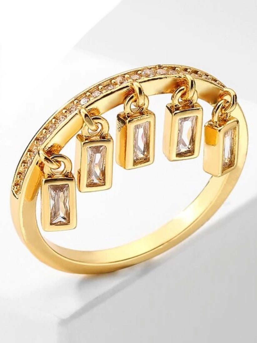 Gold waterfall ring - Wapas