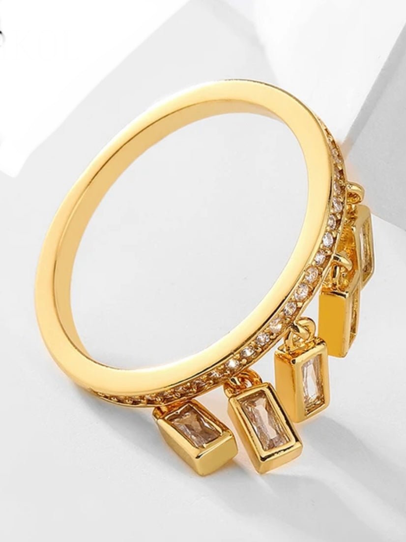 Gold waterfall ring - Wapas