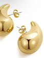 Golden drops earrings - Wapas