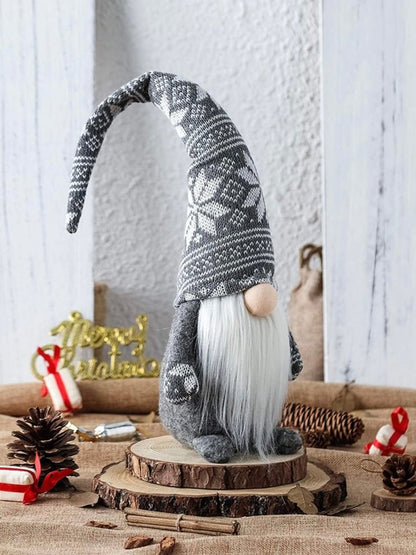 Gray scandinavian gnome plush - Wapas