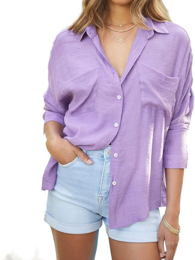 Lila relaxed shirt