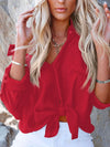 Red relaxed shirt