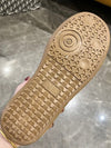 Leopard shoe tongue lace up sneakers - Wapas