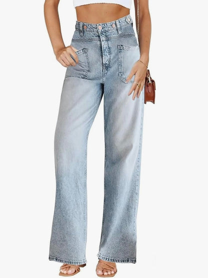 Light blue contrast jeans detail - Wapas