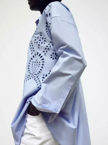 Light blue long sleeves shirt - Wapas