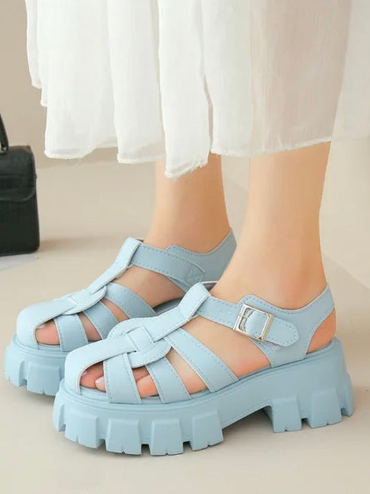 Light blue roman sandals - Wapas