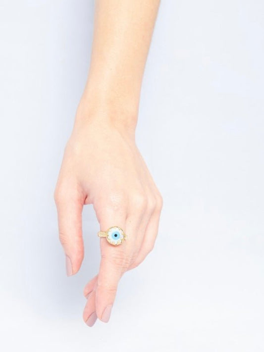 Lucky eye ring by Dos A Cuadrado - Wapas