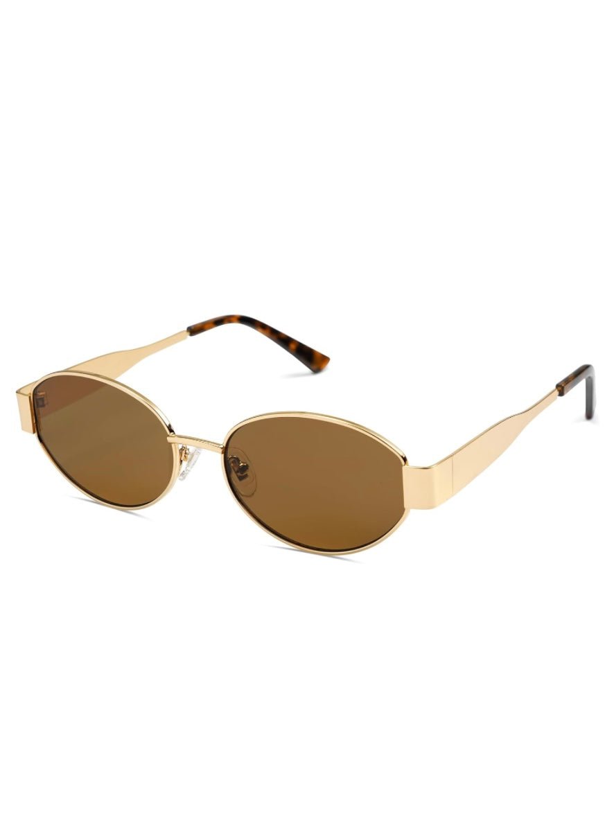 Metal frame oval sunglasses - Wapas