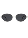 Metal frame oval sunglasses - Wapas