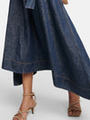 Mid blue denim maxi dress - Wapas