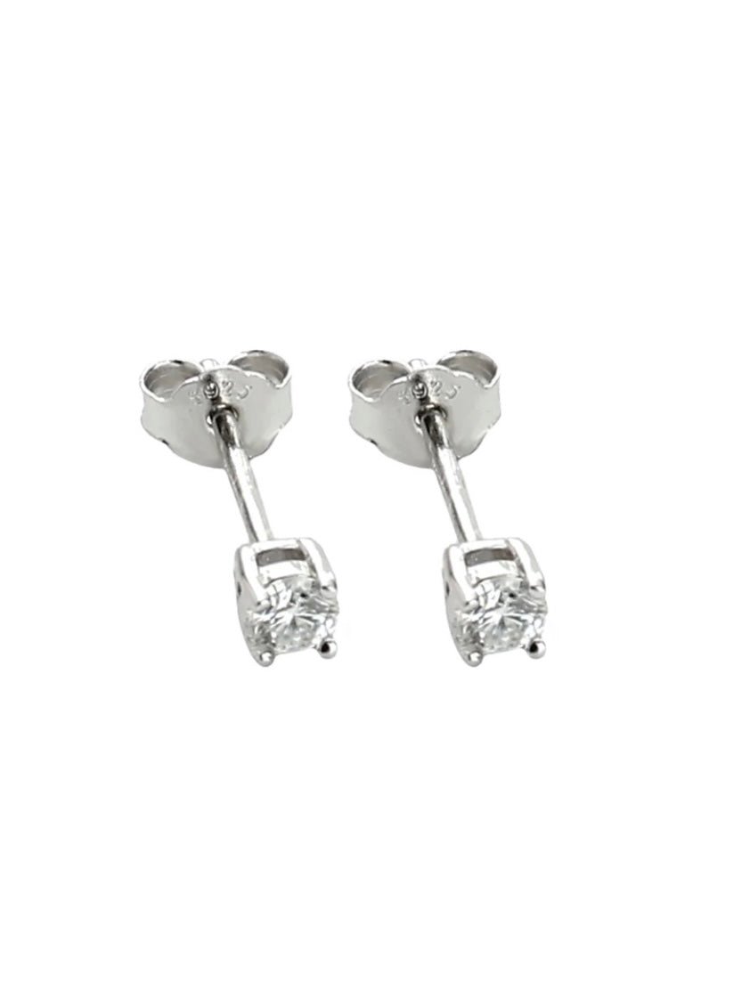 Mini solitaire earring - Wapas