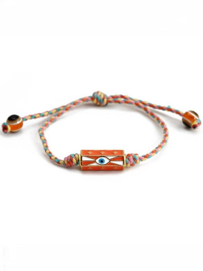 Multicolored lucky love eye bracelet - Wapas