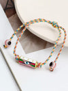 Multicolored lucky love eye bracelet - Wapas