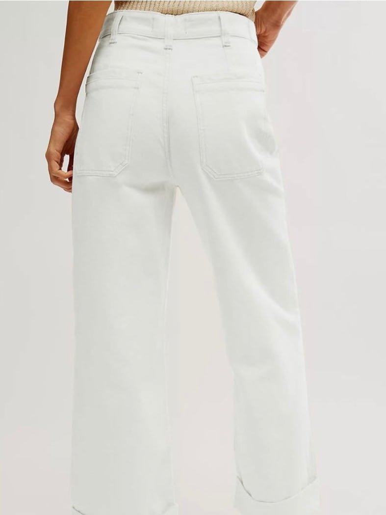 Off white contrast jeans detail - Wapas