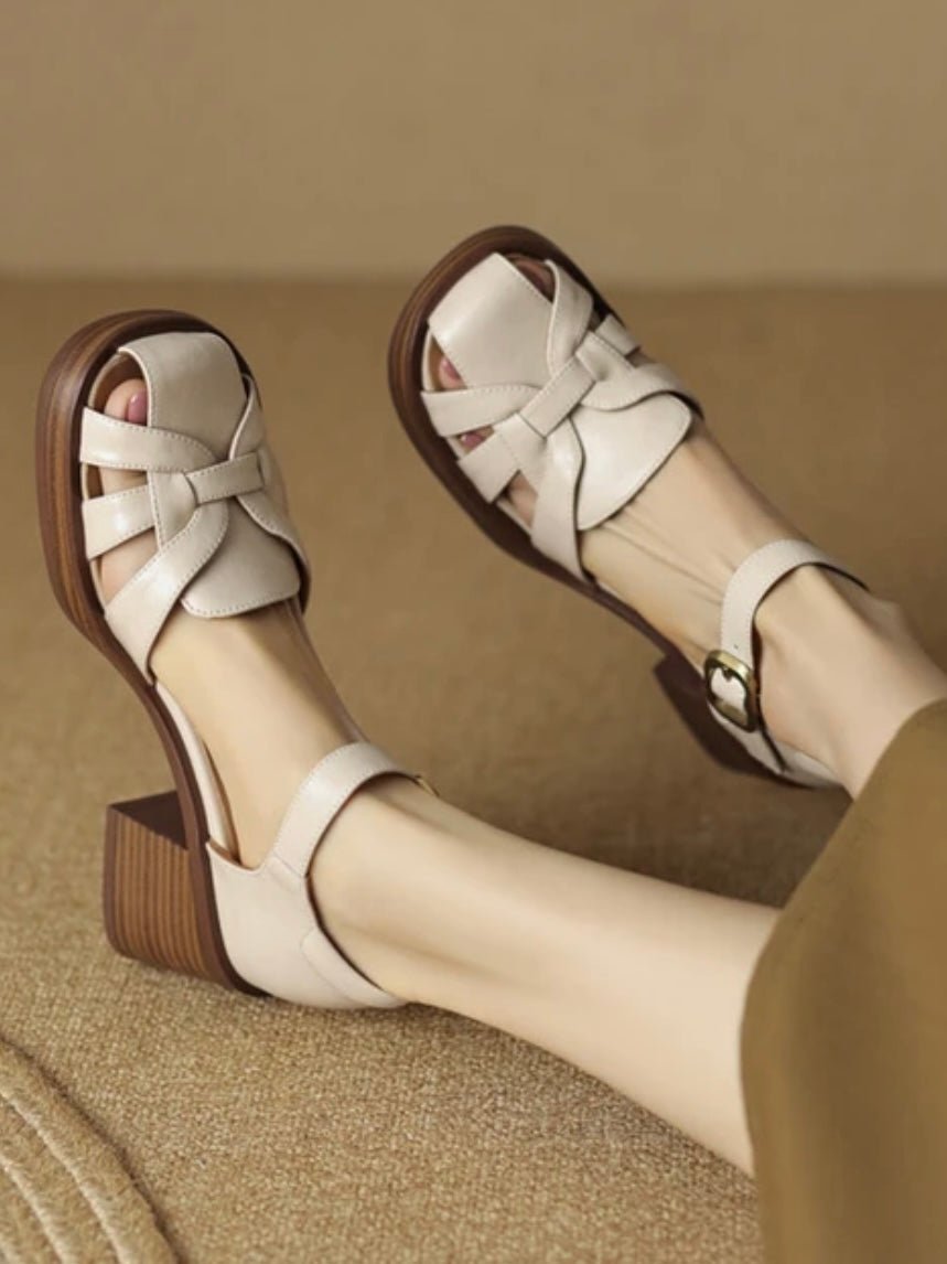 Off white platform sandals - Wapas