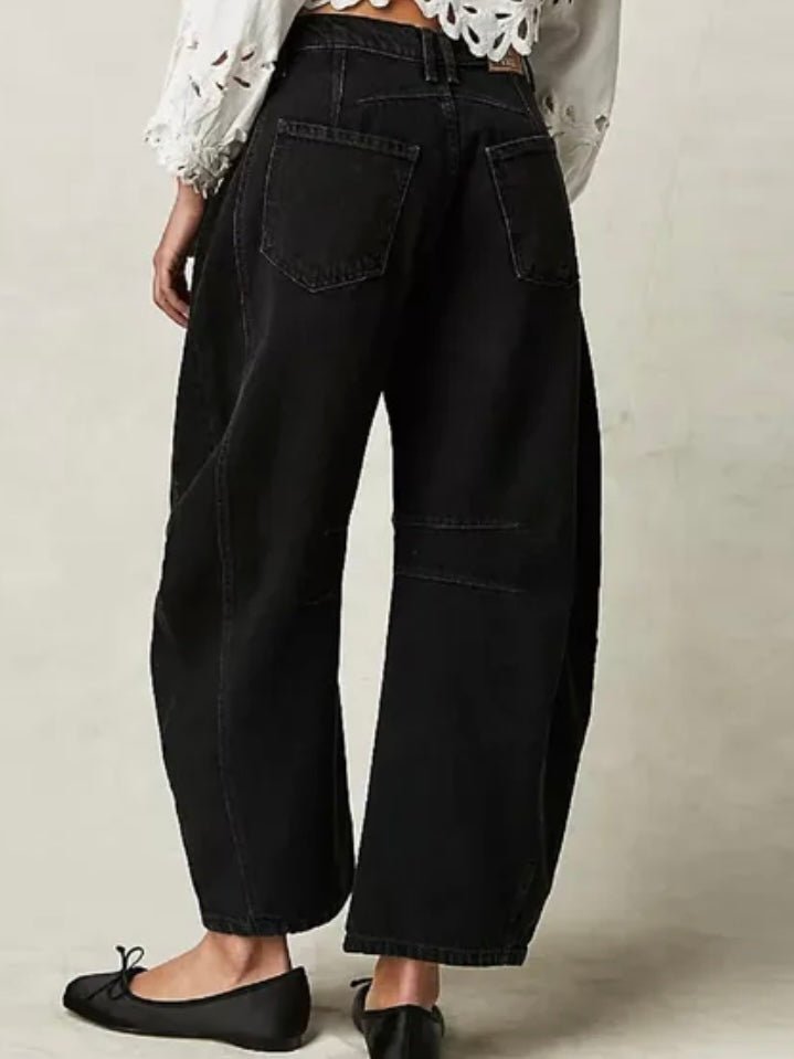 Oversized black baggy jeans - Wapas