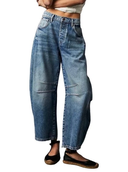 Oversized blue baggy jeans - Wapas